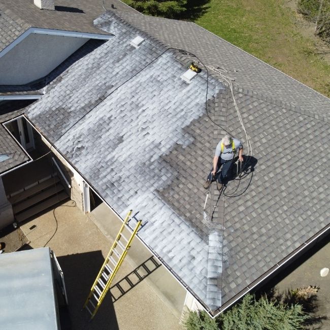 new roof rejuvenation project in sylvan lake