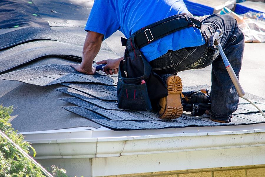 damaged roof repair services